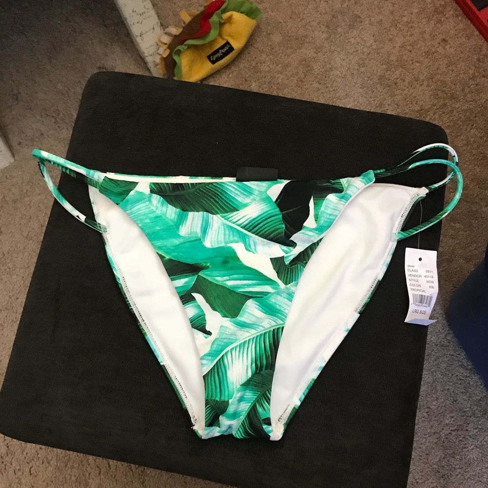 LA hearts NWT tropical swim bottoms